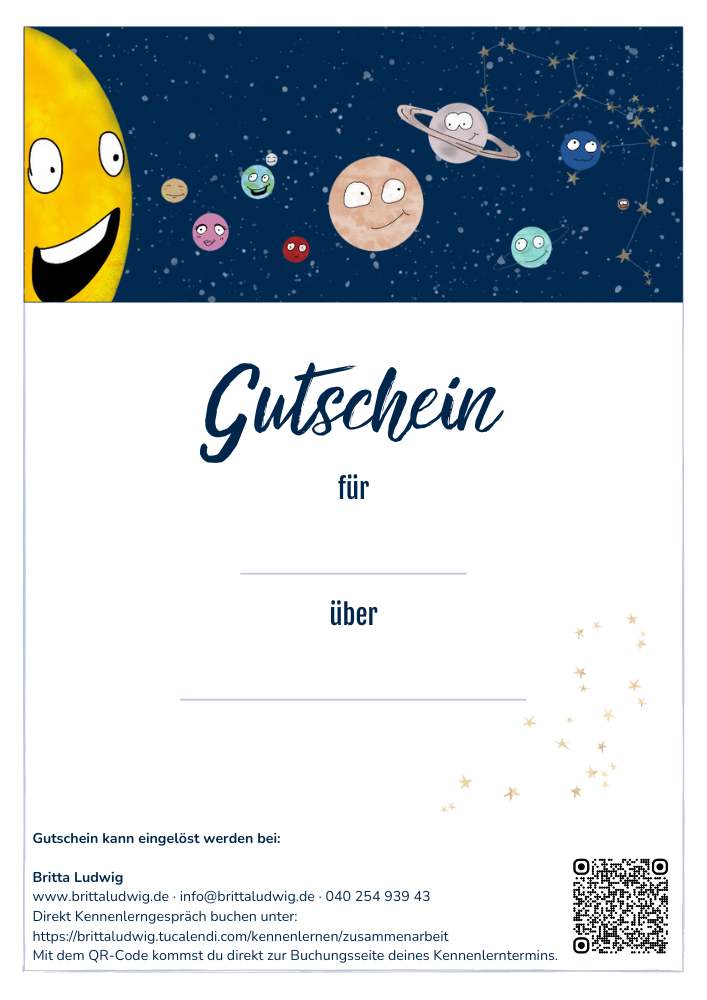 Gutschein Planeten