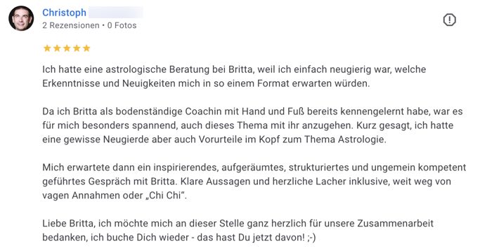 Kundenstimme Christoph_Astrologische Beratung