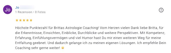 Kundenstimme Jo_Astrologische Beratung