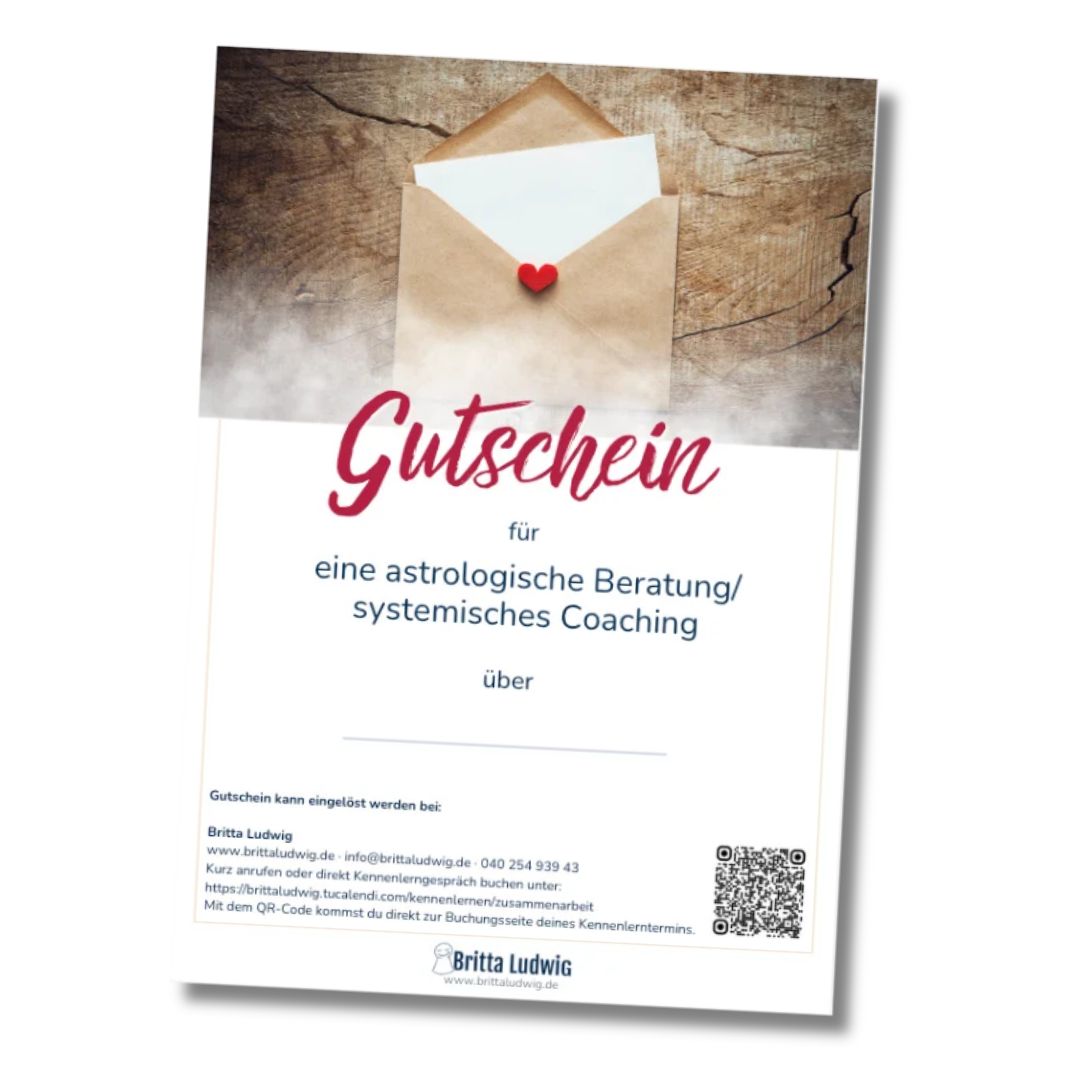 Gutschein Astrologie, Hypnose, Coaching